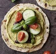 Hommus Patê de Grão de Bico e Manjericão Gourmet 380g Importado do Líbano - imagem 3