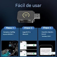 Adaptador CarPlay Sem Fio 2025 para Android: Liberte seu Carro! - imagem 3