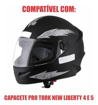 Viseira Protork Capacete New Liberty 4, 5 E R8 Polivisor - imagem 5