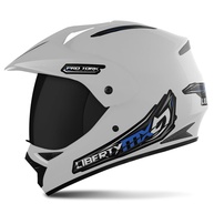 Capacete Fechado Pro Tork Liberty MX Vision Pro Branco - Segurança e Estilo para Sua Pilotagem - imagem 1