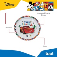Prato Fundo Disney Carros 22cm em Melamine Resistente - Licença Oficial - imagem 3