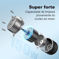Aspirador Vertical Liectroux i7 Pro 3 em 1 Sem Fio com Filtro HEPA - Aspira, Passa Pano e Autolimpeza - imagem 5