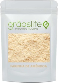 Farinha de Amêndoas Pura Importada 500gr - Grãos Life - imagem 1