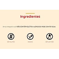 Biscoito Arroz Integral Mini Vegano S/ Glúten Natural Life 80g - imagem 1