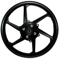 Par de Rodas Aro Alumínio Liga Leve Freio Tambor NXR 125/150/160 Bros - Completo com Rolamentos e Bico - imagem 5