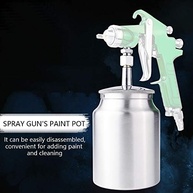 Copo de Pintura à Pistola 1000ml com Alimentação por Gravidade - Liga de Alumínio Resistente - imagem 5