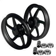 Roda Liga Leve 6 Palitos Honda Biz 125 Completa: Pneus, Câmaras e Rolamentos Inclusos! - imagem 3