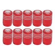 Tampas de Válvula Caveira em Liga de Zinco - Estilo e Proteção para seu Veículo (Vermelho) - imagem 2