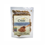 Kit 2X: Granola de Aveia Light Sem Glúten Leve Crock 200g - imagem 1