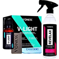 Kit V-Light Vitrificador de Faróis Vonixx 20ml + Revelax 500ml: Restaure e Proteja! - imagem 1