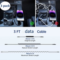 Cabo Lightning Retrátil: Carregue Rápido seu iPhone! - imagem 3