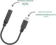 Adaptador P2 para Lightning: Ouça suas Músicas Favoritas no iPhone com Fones Universais! - imagem 2