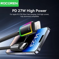 Cabo USB-C Lightning Rocoren 27W: Carregamento Turbo! - imagem 2