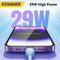 Cabo USB-C Lightning Essager: Carregamento Rápido 20W - imagem 2