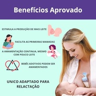 Kit Relactador e Copo Amigo 2 em 1 Lilás - Estimule a Amamentação com Segurança - imagem 3