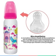 Kit 3 Mamadeiras Evolução Divertida 50/120/240ml Rosa - Lillo | Segurança e Conforto para Bebês - imagem 4