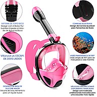 Máscara Snorkel Full Face Brastoy: Mergulhe Sem Limites! - imagem 2