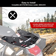 Tusk Top Rack para KTM 690 Enduro (2008-2018): Aventura Sem Limites! - imagem 4