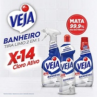 Limpador Spray X14 Tira Limo 500ml - Desinfeta e Branqueia com Máxima Ação - imagem 4