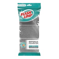 Flash Limp - Esponja Multiuso Poliéster 3 Unidades | Limpeza Leve e Eficiente - imagem 1