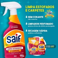 Saif Limpa Estofados e Carpetes 500ml - Limpador Spray com Aroma Refrescante - imagem 3