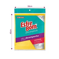 EsfreBom Pano Limpa Tudo Amarelo - Alta Absorção e Durabilidade, da Bettanin - imagem 3