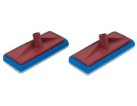 Kit com 2 Rodo Abrasivo Limpa Vidro com Esponja que Não Risca – Encaixe Universal para Cabos - imagem 1