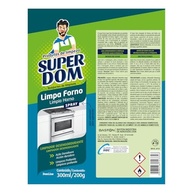 Domline Limpa Forno Super Dom - 6 Unidades de 250ml/150g - Potente Desengordurante para Fornos e Churrasqueiras - imagem 4
