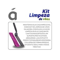 Kit Limpeza de Vãos Ákora - Limpa Box e Blindex Limpador de Transpasse para Vidros com Refil Reutilizável - imagem 5