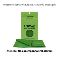 ECOMAIS Pano Limpa Vidro - Limpeza Impecável e Sem Riscos para Janelas e Espelhos - imagem 3