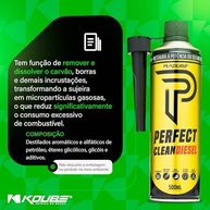 Kit 5 Limpa Bicos Diesel KOUBE Perfect Clean 500ml: Potência e Eficiência para Seu Motor - imagem 4