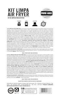 Kit Limpa Air Fryer Prime Grill - Limpeza Profunda e Segura para Fritadeiras - imagem 3