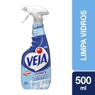 Vidrex Veja Limpa Vidros Spray Tradicional 500ml - Brilho e Limpeza Profunda Sem Resíduos - imagem 3