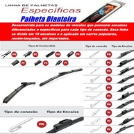 Kit 3 Palhetas Limpador Parabrisa Ford Ka (97-09) Dianteiro e Traseiro - Visibilidade Reforçada - imagem 4