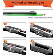 Kit Palhetas Limpador Parabrisa Silicone Pulse 2022-2024: Visão Clara e Segura! - imagem 3
