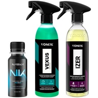 Kit Completo Vexus e Izer: Limpador de Rodas, Motor e Descontaminante Ferroso - imagem 1