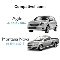Par de Palhetas Limpador Parabrisa Silicone Agile 2010-2016 e Montana Nova 2011-2019 - imagem 5