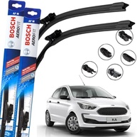 Par de Palhetas Limpador Parabrisa Bosch Aerofit Multiclip Ford Ka 2014-2022 - imagem 2