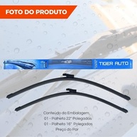 Palhetas Limpador Parabrisa Silicone Ford Ka 2014-2018 Flat Tiger Auto - Jogo 2 Unidades - imagem 5