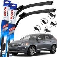 Par de Palhetas Limpador Parabrisa Bosch Aerofit Multiclip Volvo XC60 (2009-2017) - imagem 1