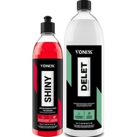 Limpador Pneus Delet 1,5L + Shiny Pretinho 500ml: Kit Profissional - imagem 1