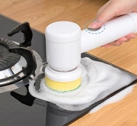 Escova Elétrica de Limpeza Portátil 5 em 1 Sem Fio - Limpador Multiuso Prático para Cozinha e Banheiro - imagem 3