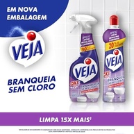 Veja Limpador de Banheiro Antibacteriano com Lavanda 400ml - Refil Econômico - imagem 4