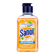 Limpador Sanol Flor de Laranjeira 120ml: Limpeza Perfumada - imagem 1