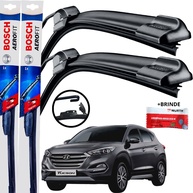 Par de Palhetas Limpador Parabrisa Bosch Aerofit Silicone Hyundai Tucson 2008-2016 - imagem 1