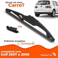 Palheta Limpadora Para-Brisa Traseiro Vigia Golf 2007-2014 - Silicone 12" Carenada - imagem 4