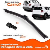 Palheta Limpadora Para-Brisa Traseiro Renegade 2016-2026 Slim 10" Silicone - imagem 4