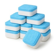 Kit 10 Pastilhas Efervescentes para Limpeza de Máquina de Lavar - Limpeza Profunda Antibacteriana, Remove Odores e Resíduos - imagem 2