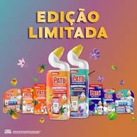 Pato Desinfetante Pastilha Sanitária Adesiva Violeta Virtual - 3 Unidades | Limpeza e Perfumação por Até 390 Descargas - imagem 3