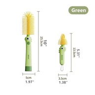 Conjunto de Escovas para Limpeza de Garrafas em Silicone - 2 Peças Versáteis para Baby Bottles, Jarros e Copos - imagem 4